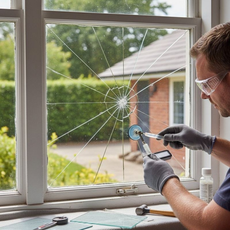 Cracked Window Repair in Olathe, KS