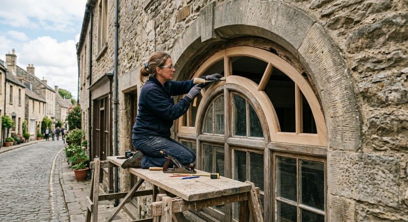 Arched Window Repair in Alpharetta, GA