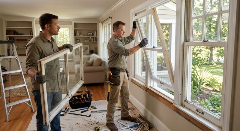 Sash Replacement in Overland Park, KS