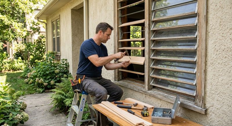 Slatted Window Repair in Olathe, KS
